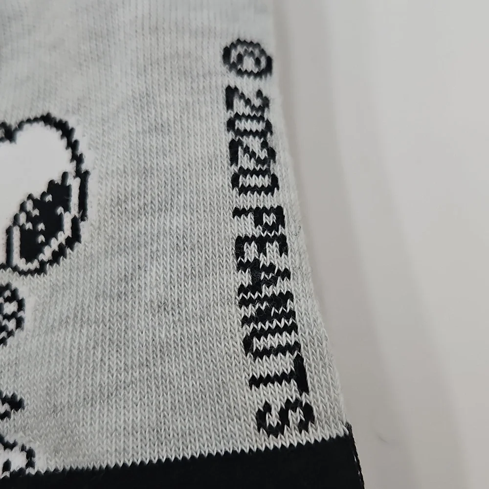 Spyder Ankle Socks & Snoopy Ankle Socks Design New Black Gray New